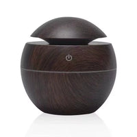 Mini Air Humidifier Ultrasonic USB Aroma Diffuser Wood Grain LED Night Light Electric Essential Oil Diffuser Aromatherapy Home M