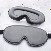 3D Sleep Mask for Men Women Soft Smooth Sleep Mask for Eyes,100% Blockout Light Eye Mask Travel Shade Cover Rest Relax Sleeping