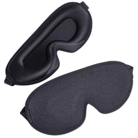 3D Sleep Mask for Men Women Soft Smooth Sleep Mask for Eyes,100% Blockout Light Eye Mask Travel Shade Cover Rest Relax Sleeping