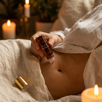 NOVORA Ritual Roller — Applying roller to skin